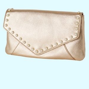 New Lilly Pulitzer Costa Brava Leather Clutch